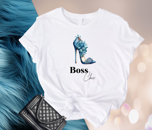 Gorge Short Sleeve T-Shirt - Graphic Blue Heels
