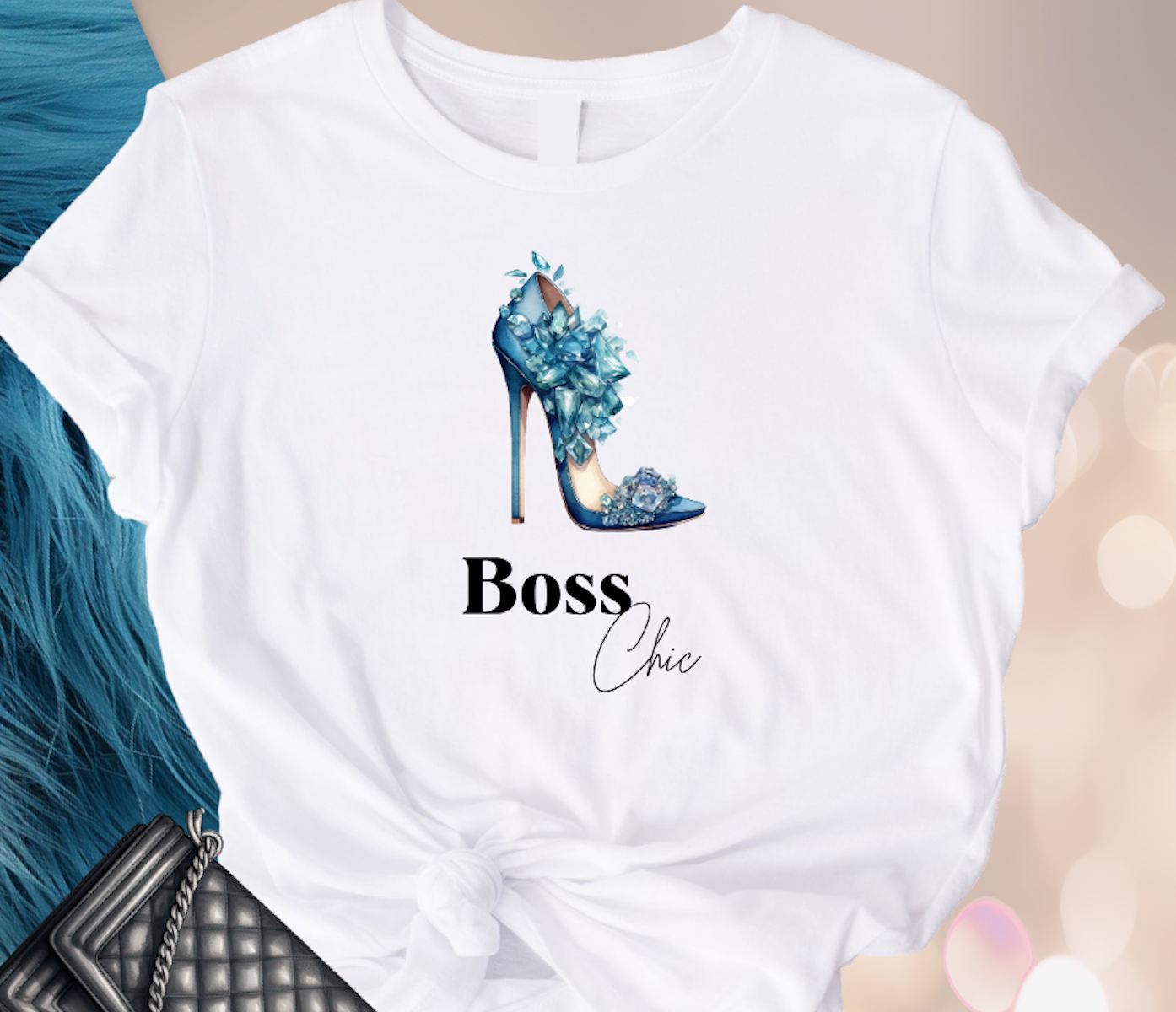 Gorge Short Sleeve T-Shirt - Graphic Blue Heels